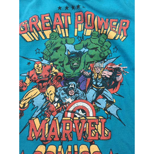 GU(ジーユー)のGU 110 Tシャツ 半袖 marvel アイアンマン 男の子 キッズ/ベビー/マタニティのキッズ服男の子用(90cm~)(その他)の商品写真