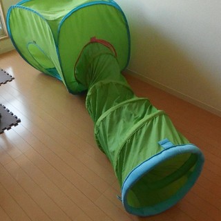 イケア(IKEA)の【かよ様専用】イケアIKEA☆BUSAプレイトンネル＆子供用テント(知育玩具)