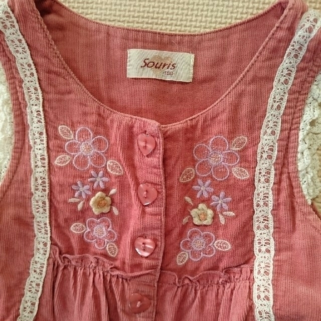 Souris(スーリー)の 専用 ワンピース ２点 キッズ/ベビー/マタニティのキッズ服女の子用(90cm~)(ワンピース)の商品写真