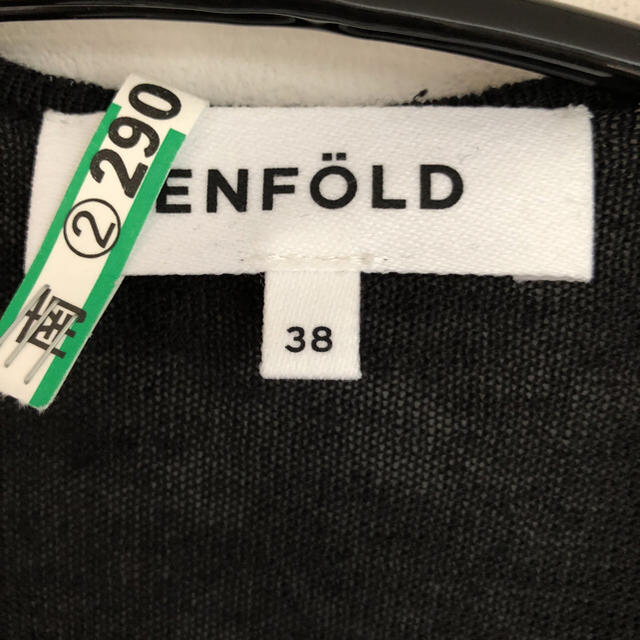 ENFOLD(エンフォルド)の17SS ENFOLD エンフォルド💄リネンロングカーディガン 黒38 レディースのトップス(カーディガン)の商品写真