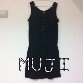 ムジルシリョウヒン(MUJI (無印良品))の送無☆MUJI コットンワンピース(ミニワンピース)