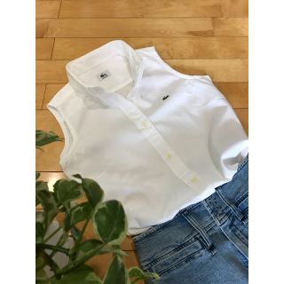 ラコステ(LACOSTE)のラコステ☆ノースリーブ 白シャツ  ナラカミーチェ  ラルフローレン(シャツ/ブラウス(半袖/袖なし))