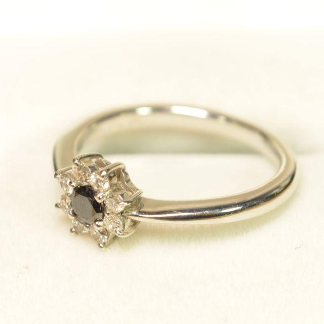 K18WG　ダイヤ　指輪 レディースのアクセサリー(リング(指輪))の商品写真