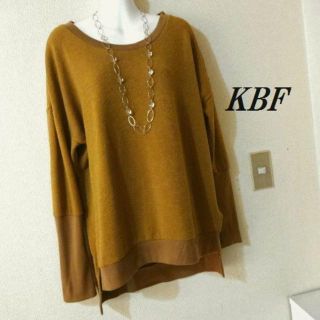 ケービーエフ(KBF)のKBFケービーエフ♡からし色プルオーバー長袖ニット(ニット/セーター)