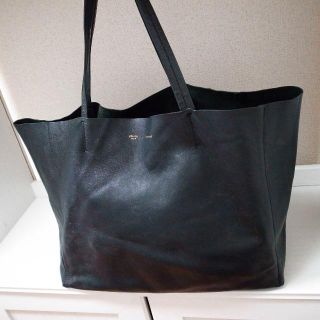 CELINE ホリゾンタルカバ  トートバッグ 黒  ブラック