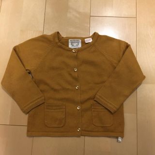 ザラキッズ(ZARA KIDS)のtimmy様 ザラベビー カーディガン 18-24M 92cm ブラウン(カーディガン)