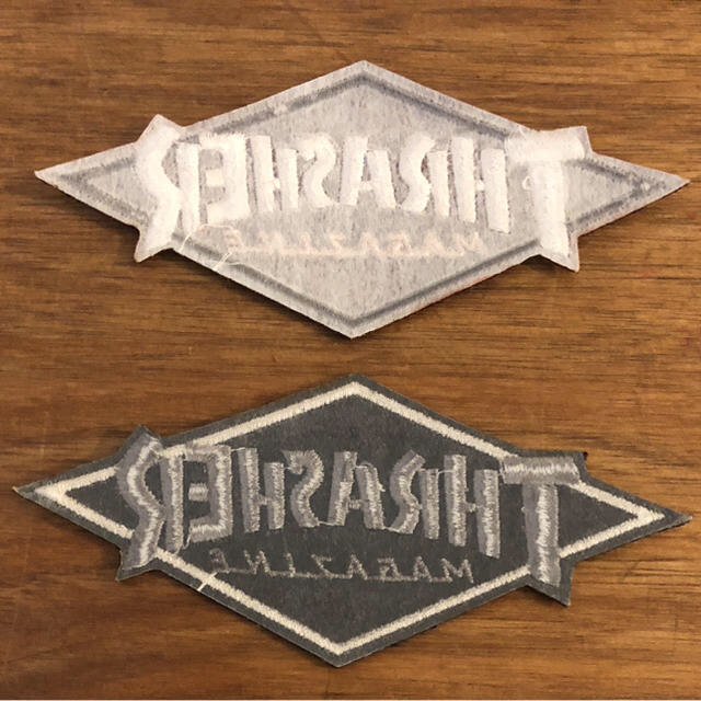 THRASHER(スラッシャー)のスラッシャー ワッペン 2枚 スポーツ/アウトドアのスポーツ/アウトドア その他(スケートボード)の商品写真