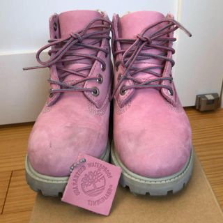 ティンバーランド(Timberland)のTimberLandキッズ！ピンク！18.5センチ(ブーツ)