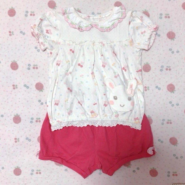 coeur a coeur(クーラクール)のクーラクール セット キッズ/ベビー/マタニティのキッズ服女の子用(90cm~)(Tシャツ/カットソー)の商品写真