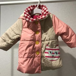 ナルミヤ インターナショナル(NARUMIYA INTERNATIONAL)の新品未使用 タグ付き ナルミアBABY CHEER ネコポケット内ボアジャケット(ジャケット/コート)