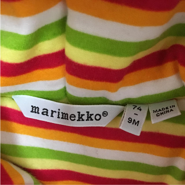 marimekko(マリメッコ)のマリメッコジャンプスーツ キッズ/ベビー/マタニティのベビー服(~85cm)(カバーオール)の商品写真