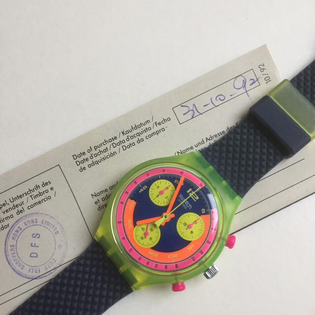 swatch(スウォッチ)のswatch クロノ 初期 スウォッチ レア ヴィンテージ 腕時計 レディースのファッション小物(腕時計)の商品写真