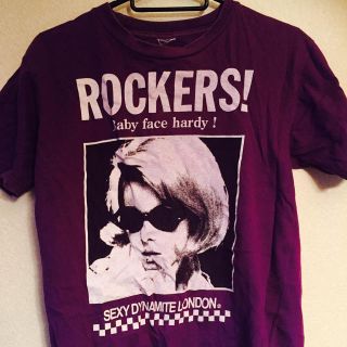 セクシーダイナマイト(SEXY DYNAMITE)のsexydynamiteLondonRockTシャツ★パープル★(Tシャツ(半袖/袖なし))