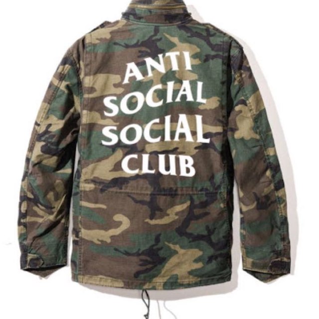 Supreme(シュプリーム)のAnti Social Social Clubミリタリージャケット 22日まで メンズのジャケット/アウター(ミリタリージャケット)の商品写真