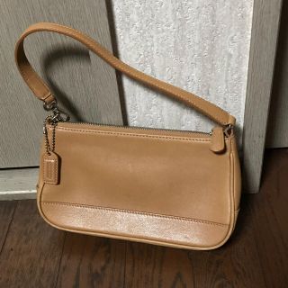 コーチ(COACH)のベージュ ライトブラウン系 レザー ミニ バック COACH(ハンドバッグ)