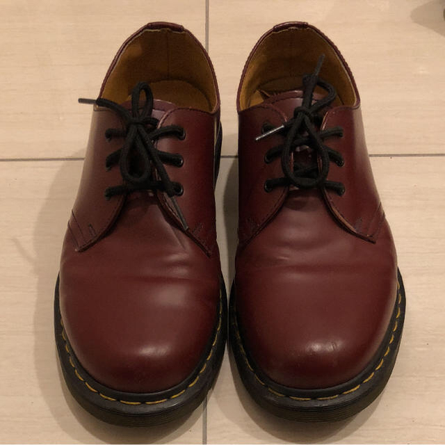 Dr.Martens(ドクターマーチン)の超美品  Dr.Martens  6ホール  チェリーレッド メンズの靴/シューズ(ドレス/ビジネス)の商品写真