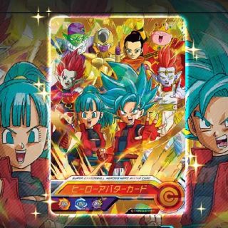 ドラゴンボール(ドラゴンボール)の❇️時空転送ジレン❇️孫悟空ブルー❇️超ゴッドクラス✴️ヒーローアバター❇️(シングルカード)