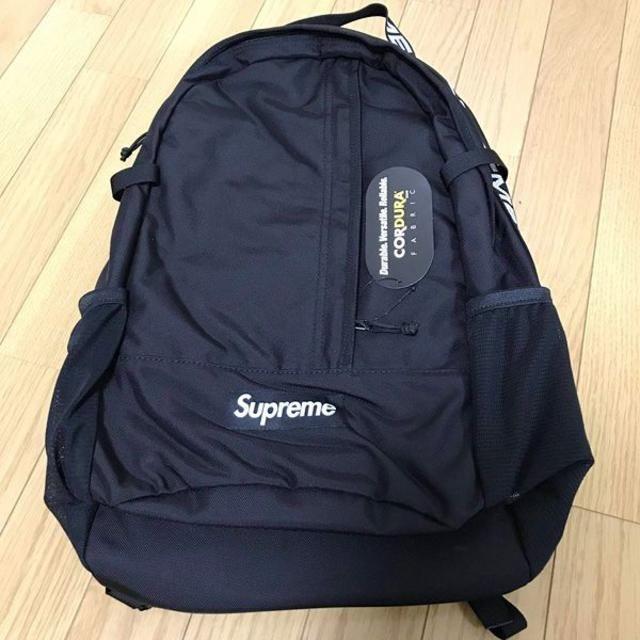Supreme(シュプリーム)のSupreme Backpack 18SS シュプリーム バックパック 黒 メンズのバッグ(バッグパック/リュック)の商品写真
