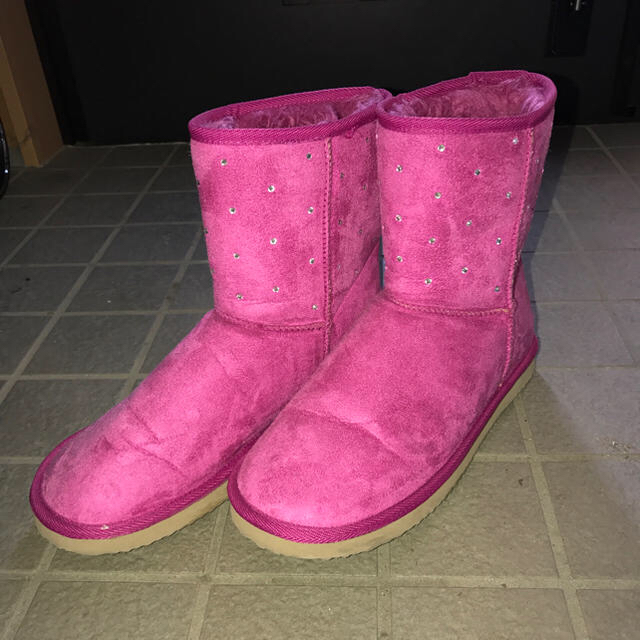 ムートンブーツ ピンクです♡サイズLL レディースの靴/シューズ(ブーツ)の商品写真