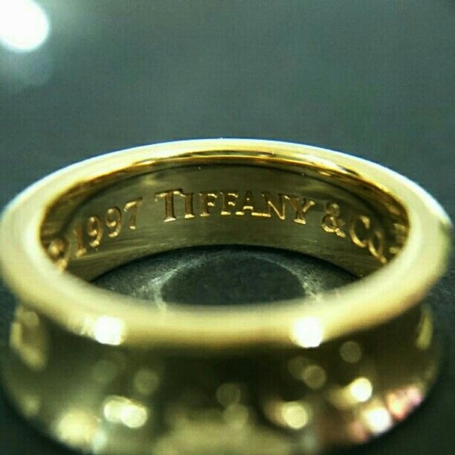 リング(指輪) ティファニー 1837 リング イエロー ゴールド K18 YG 8号