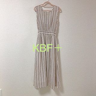 ケービーエフプラス(KBF+)のKBF＋☆ストライプワンピ(ロングワンピース/マキシワンピース)