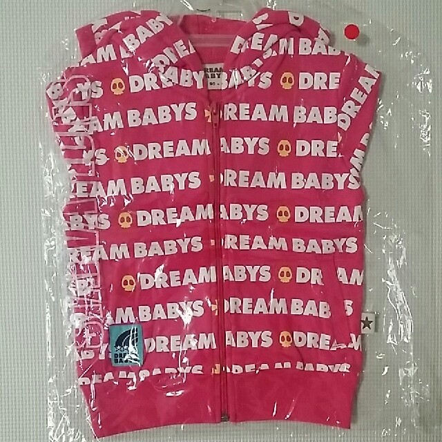 DREAMBABYS(ドリームベイビーズ)の★新品★DREAM BABYS　半袖パーカー＆短パン　セットアップ　90　ピンク キッズ/ベビー/マタニティのキッズ服女の子用(90cm~)(その他)の商品写真