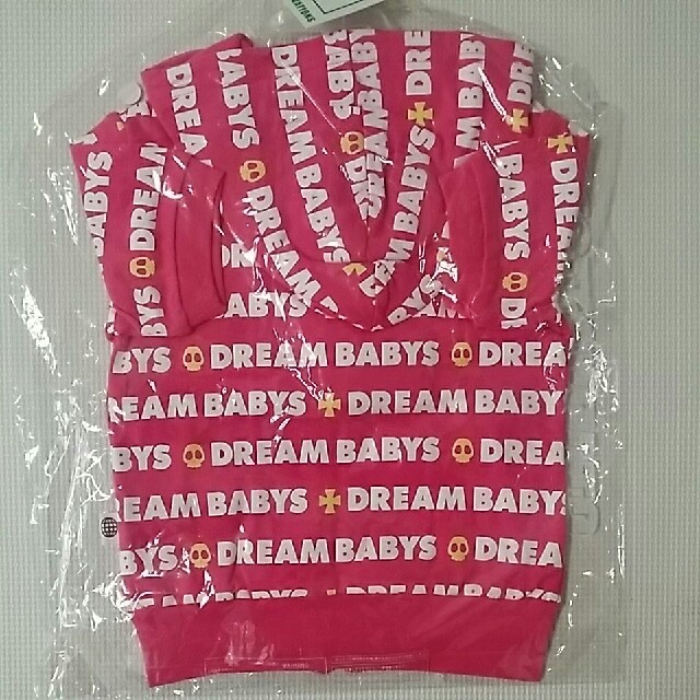 DREAMBABYS(ドリームベイビーズ)の★新品★DREAM BABYS　半袖パーカー＆短パン　セットアップ　90　ピンク キッズ/ベビー/マタニティのキッズ服女の子用(90cm~)(その他)の商品写真