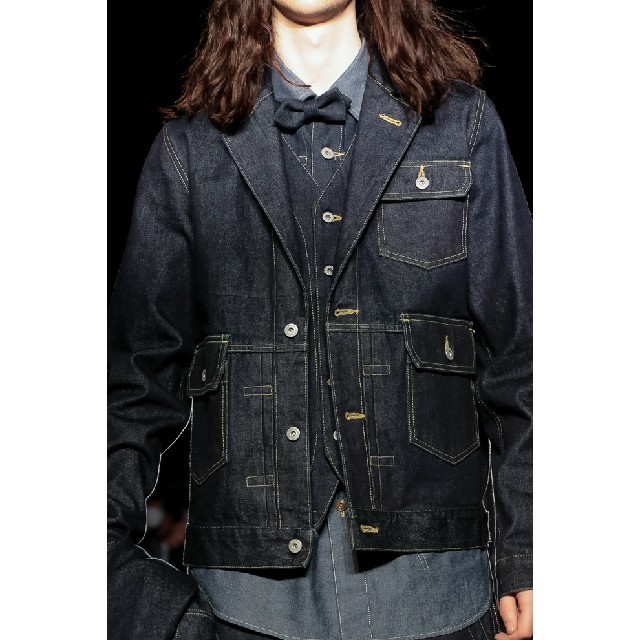 GANRYU denim jacket navy 16aw