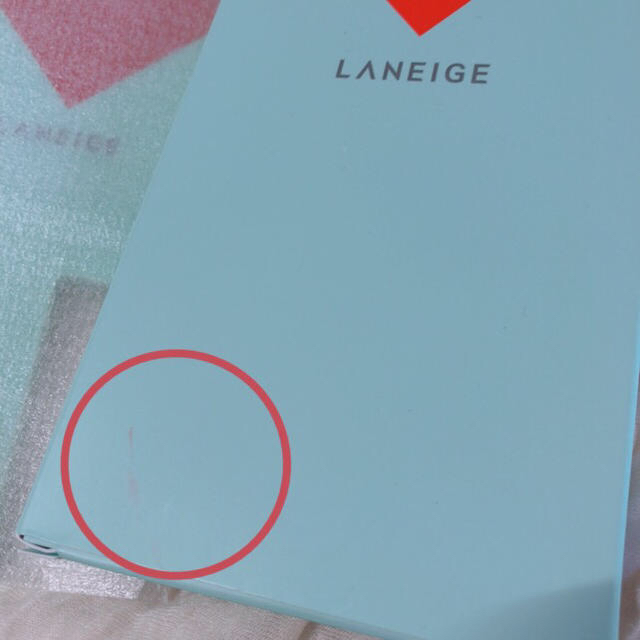 LANEIGE(ラネージュ)のLANEIGE(ラネージュ)手鏡 レディースのファッション小物(ミラー)の商品写真