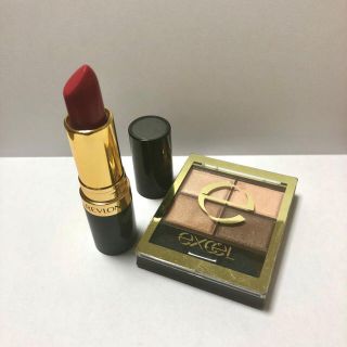 エクセル アイシャドウ＆REVLON リップ(アイシャドウ)