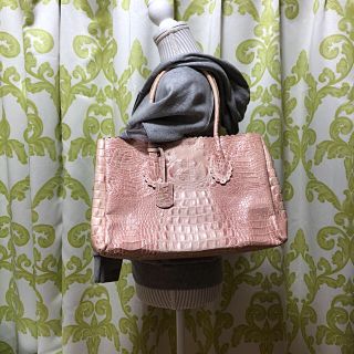 フルラ(Furla)のLatata Parisさん専用  FURLA♡クロコ型押しレザー トートバッグ(トートバッグ)