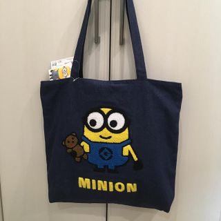 ミニオン(ミニオン)の新品 ミニオン ボブ さがら刺繍 デニムトートバッグ(トートバッグ)