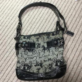 コーチ(COACH)のCOACH コーチ ショルダーバッグ F14441 黒 中古(ショルダーバッグ)