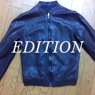 エディション(Edition)のEditionレザージャケット(ライダースジャケット)