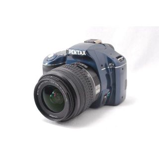 ペンタックス(PENTAX)の★スマホに送れる★希少カラー★PENTAX k-x ネイビー(デジタル一眼)