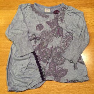 アナスイ(ANNA SUI)のAYU様用 アナスイ ANNA SUI 子供サイズ90 カットソー 女の子 紫(Tシャツ/カットソー)