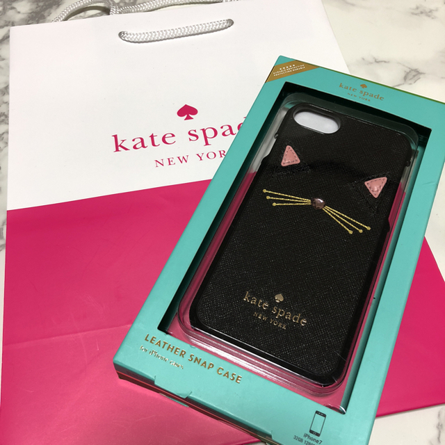 katespade ケイトスペード iPhone7ケース  猫 新品未使用