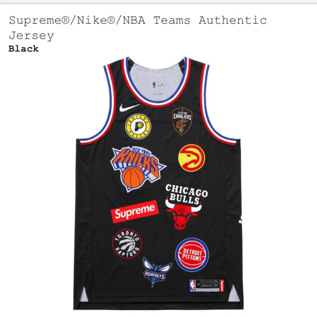 Supreme Nike NBA Teams Authentic Jerseyトップス