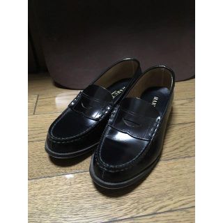 ハルタ(HARUTA)のハルタ コインローファー【本革製】黒 SIZE:25.0EE(ローファー/革靴)