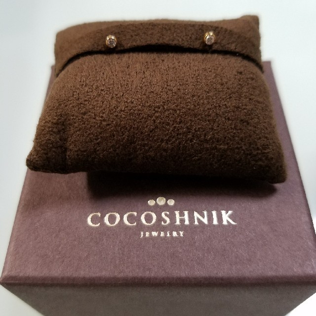 COCOSHNIK(ココシュニック)のココシュニック☆K10ダイヤピアス レディースのアクセサリー(ピアス)の商品写真