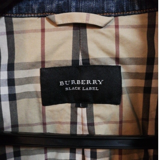 BURBERRY BLACK LABEL(バーバリーブラックレーベル)のデニムコート　BURBERRY メンズのジャケット/アウター(トレンチコート)の商品写真