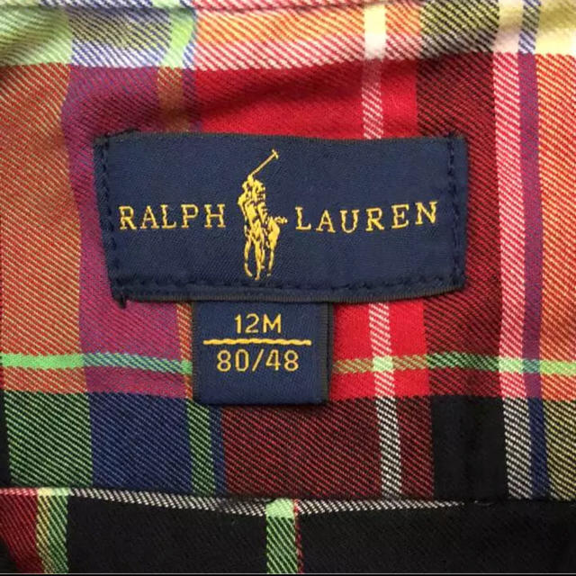 Ralph Lauren(ラルフローレン)のラルフローレン  シャツ 12M キッズ/ベビー/マタニティのベビー服(~85cm)(シャツ/カットソー)の商品写真