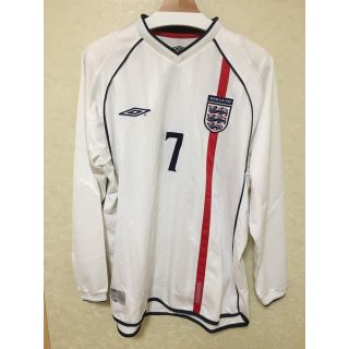 UMBRO - UMBRO イングランド代表 ホーム 7番 ベッカム 長袖