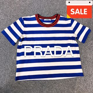 プラダ(PRADA)の【送料込み‼️お得‼️】PRADA ボーダーTシャツ(Tシャツ(半袖/袖なし))