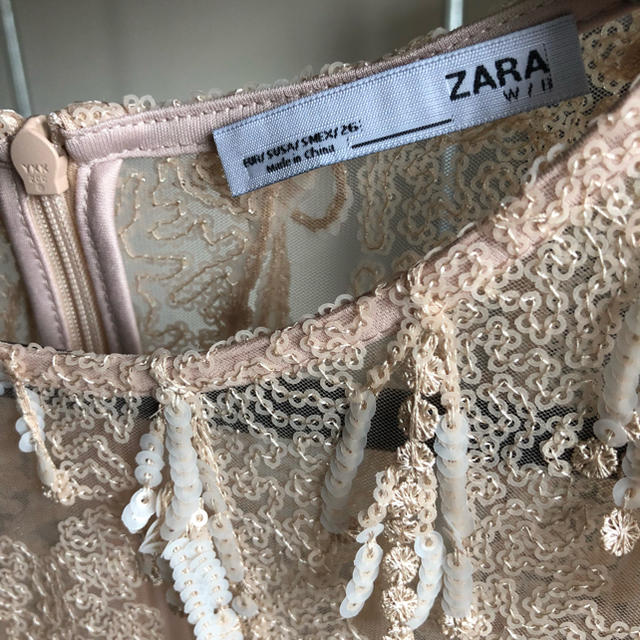 ZARA(ザラ)のZARAスパンコールワンピース レディースのワンピース(ミニワンピース)の商品写真