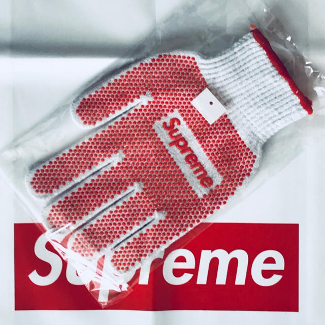 Supreme(シュプリーム)の18ss■Supreme シュプリーム ■ボックスロゴ 軍手 手袋 Gloves メンズのファッション小物(手袋)の商品写真