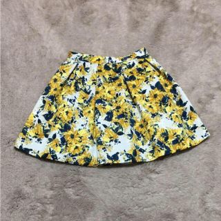 ジルスチュアート(JILLSTUART)の美品 ♡ジルスチュアート♡花柄 スカート Aライン(ミニスカート)