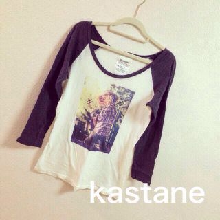 カスタネ(Kastane)のkastane フォトプリントラグランT(Tシャツ(長袖/七分))