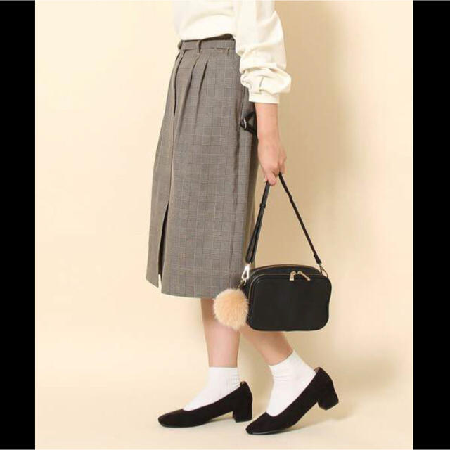 coen(コーエン)のcoen コーエン グレンチェック ミドル スカート 新品 タグなし レディースのスカート(ひざ丈スカート)の商品写真