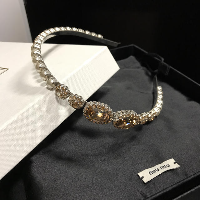 miumiuクリスタルカチューシャ カチューシャ miumiuクリスタルカチューシャ カチューシャ
